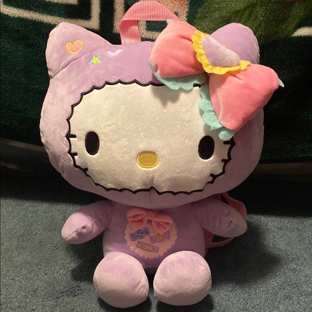 Hello Kitty Halloween Candy Plush Backpack Y2K